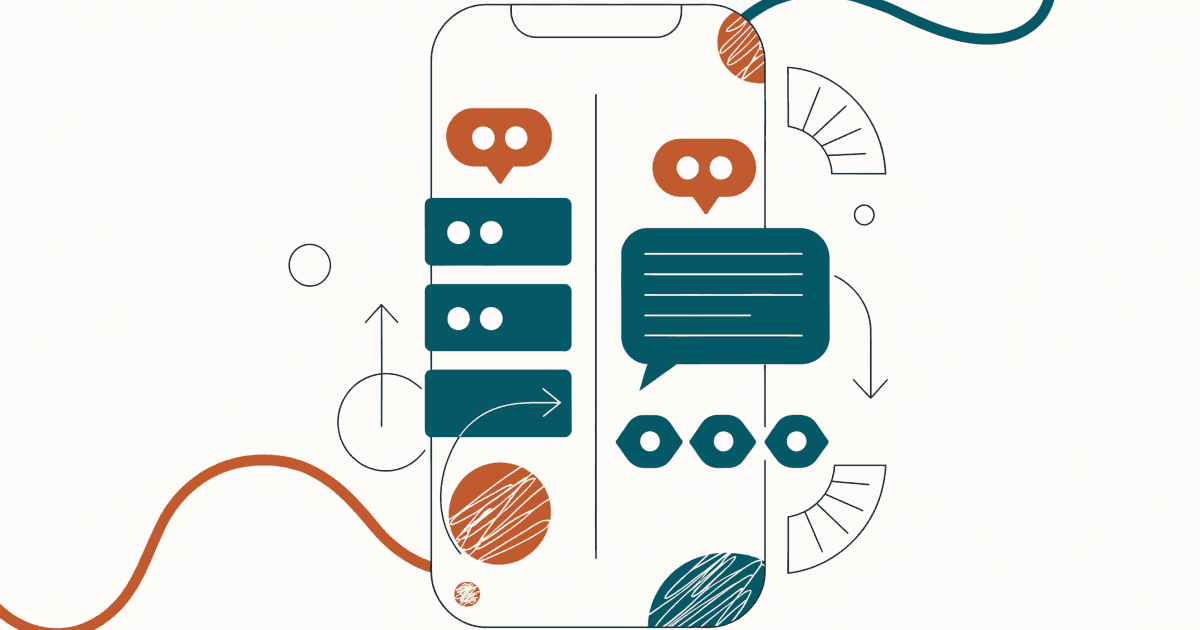 Comparison of a short keyword search query versus a long conversational AI search query on a smartphone screen, illustrating the shift from keyword SEO to question-based search